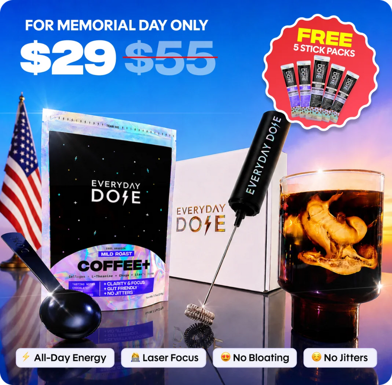 Coffee+ Mild Roast Starter Kit (30 Servings) - Home Daily Choice Fit